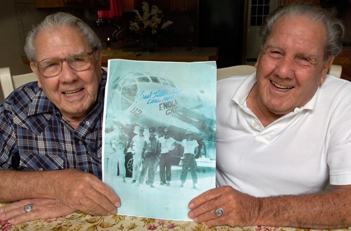 Fat Man, Little Boy and the Graci brothers *** New Orleans natives got a close look at the atomic bombs that ended WWII